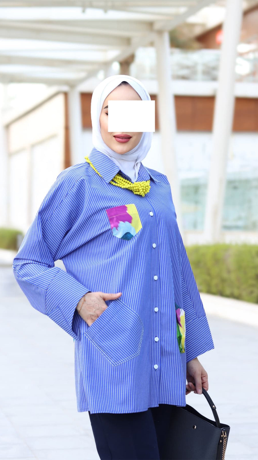 Striped Poplin Shirt