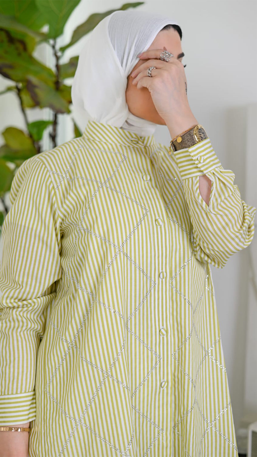 Lemon Lattice Shirt
