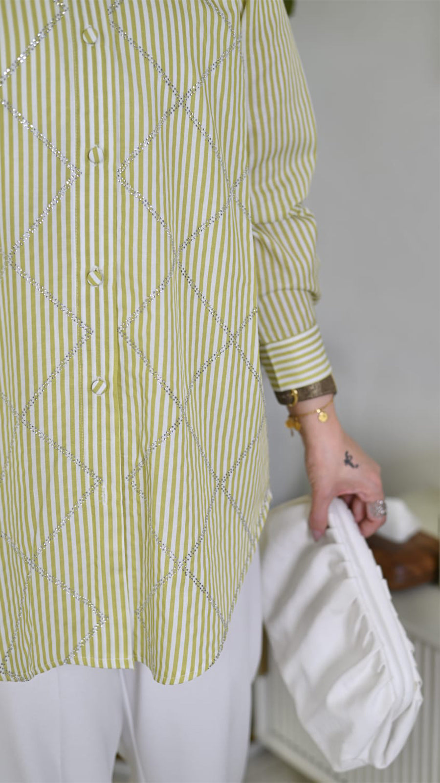 Lemon Lattice Shirt
