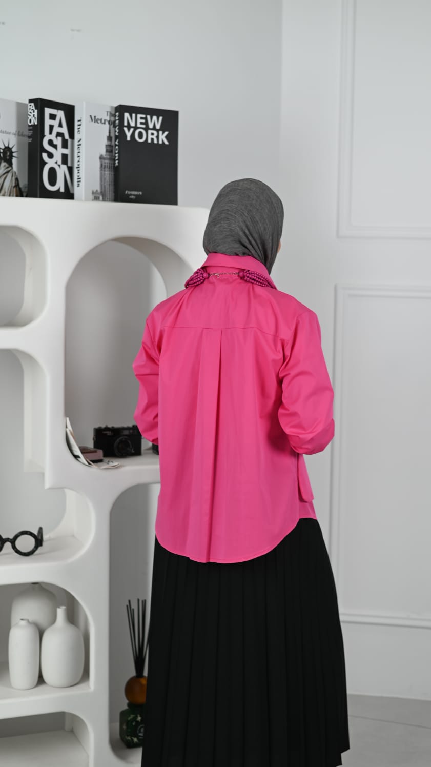 Fuchsia Bloom Shirt