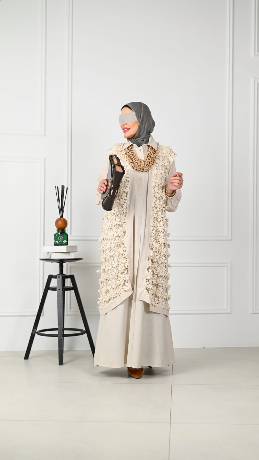 Meadow Bloom Linen Dress